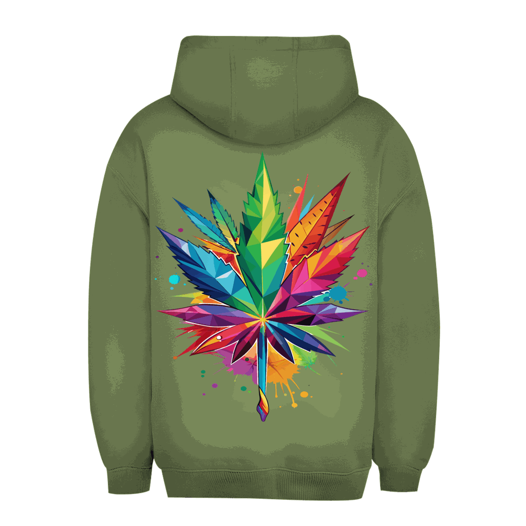 Unisex Oversize Hoodie - Leaf Art | Division420®