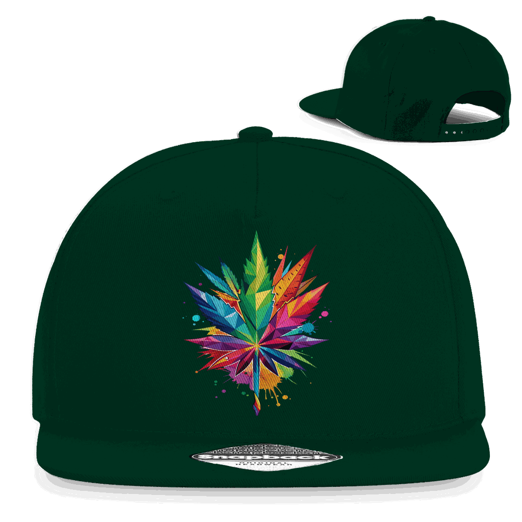 Snapback Rapper Cap - Leaf Art | Division420®