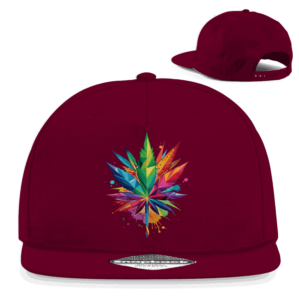 Snapback Rapper Cap - Leaf Art | Division420®