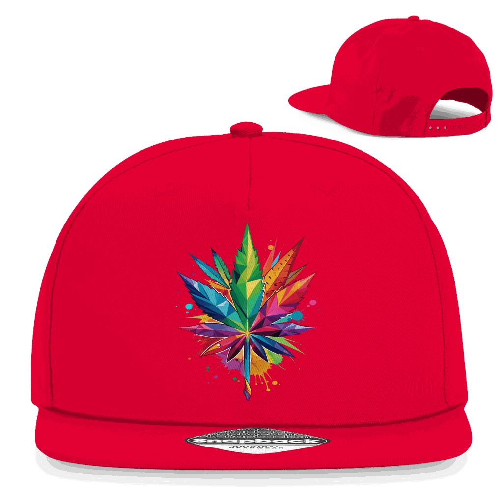 Snapback Rapper Cap - Leaf Art | Division420®