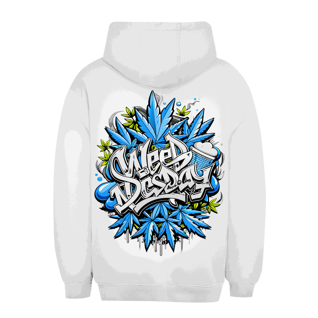 Unisex Oversize Hoodie von Division420 in urbanem Stil mit Kapuze und Kängurutasche