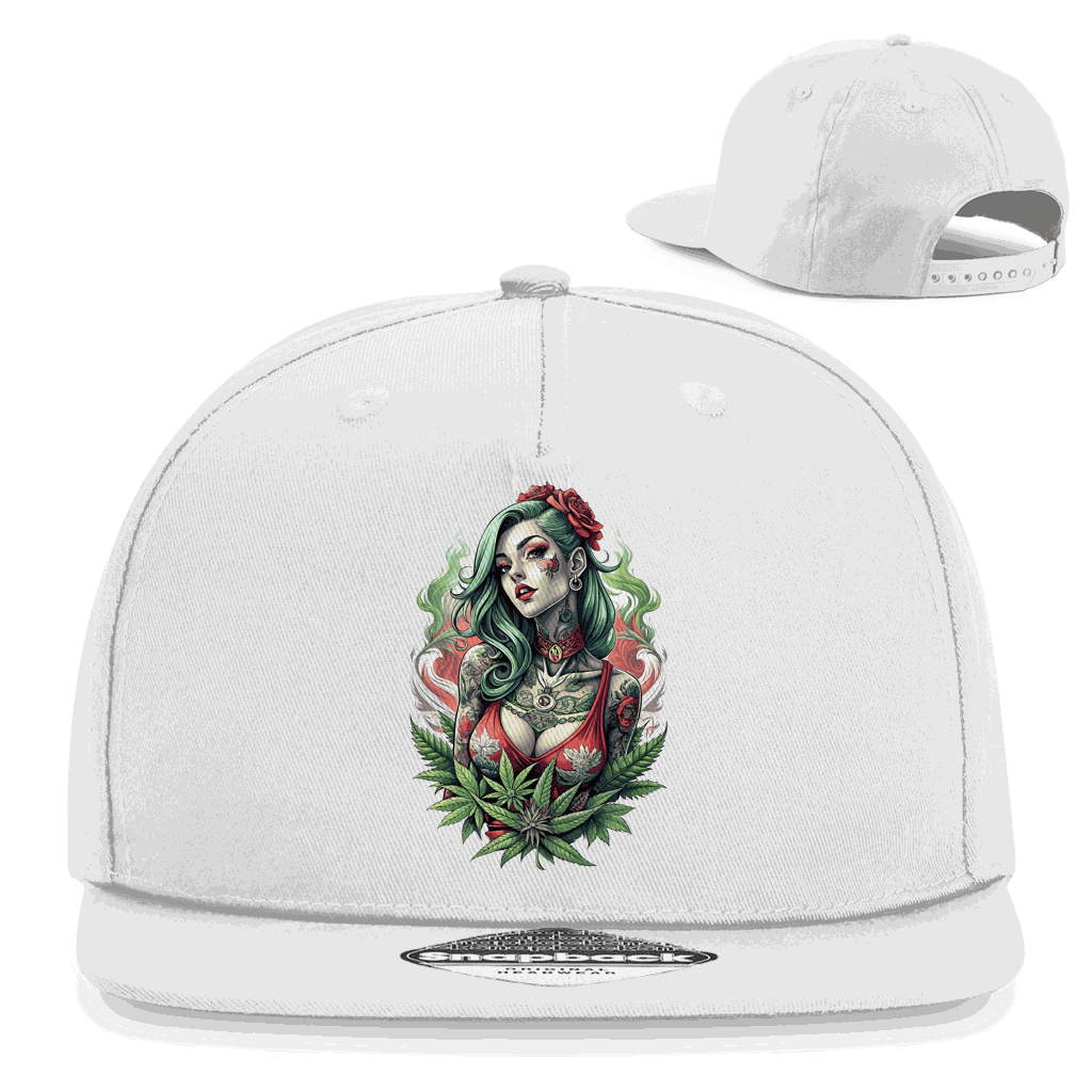 Division420 Snapback Rapper Cap Sweet Dream Girl in cotton twill with flat brim and snapback closure