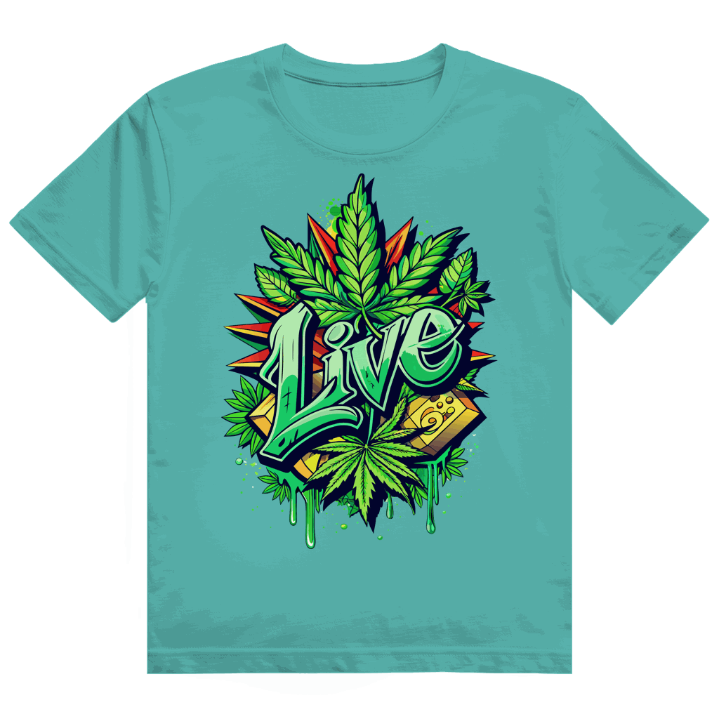 Heavy Cotton T-Shirt - Weed Live | Division420®