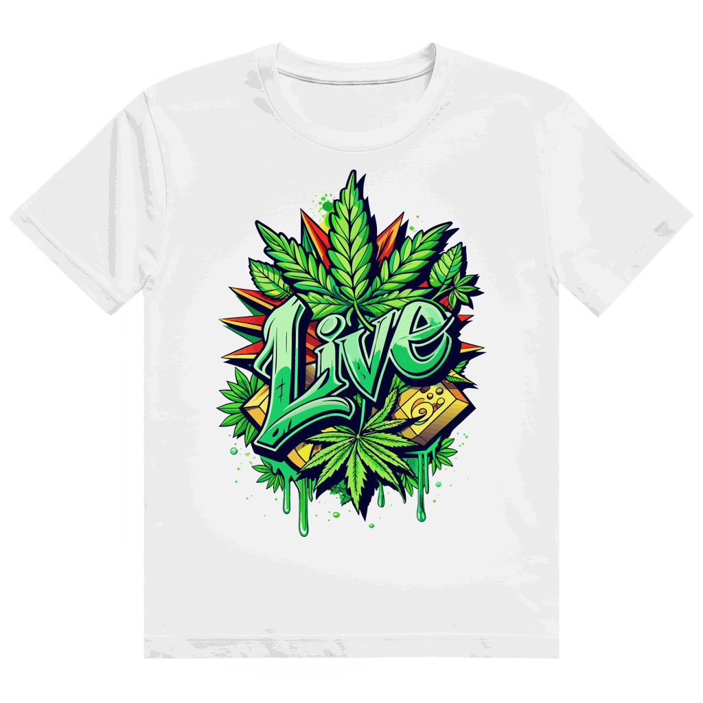 Heavy Cotton T-Shirt - Weed Live | Division420®