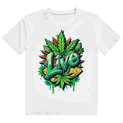 Heavy Cotton T-Shirt - Weed Live | Division420®