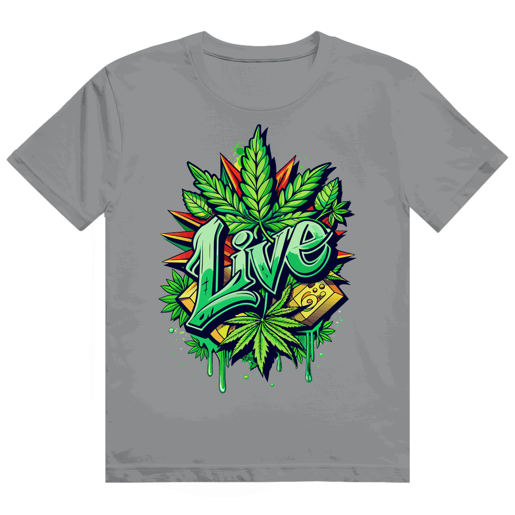 Heavy Cotton T-Shirt - Weed Live | Division420®