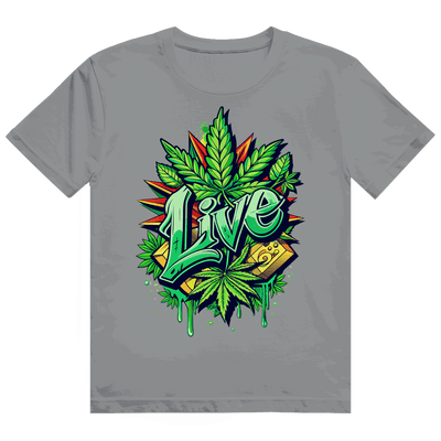 Heavy Cotton T-Shirt - Weed Live | Division420®