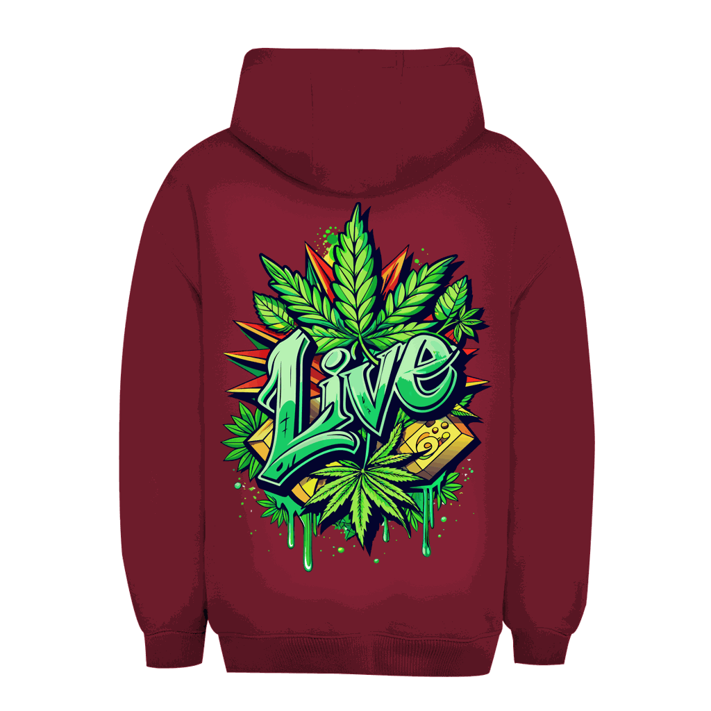 Unisex Oversize Hoodie - Weed Live | Division420®