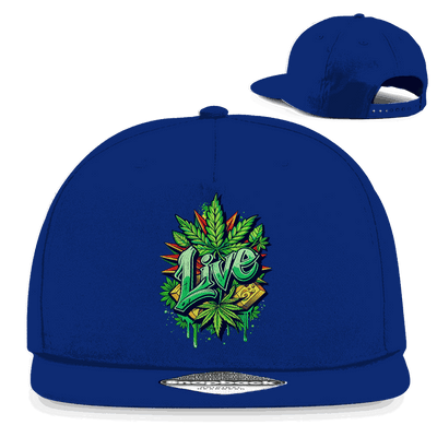 Snapback Rapper Cap - Weed Live | Division420®