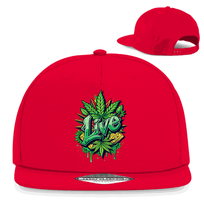 Snapback Rapper Cap - Weed Live | Division420®