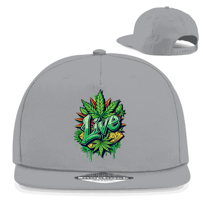 Snapback Rapper Cap - Weed Live | Division420®