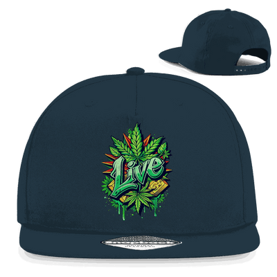 Snapback Rapper Cap - Weed Live | Division420®