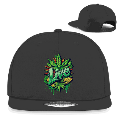 Snapback Rapper Cap - Weed Live | Division420®