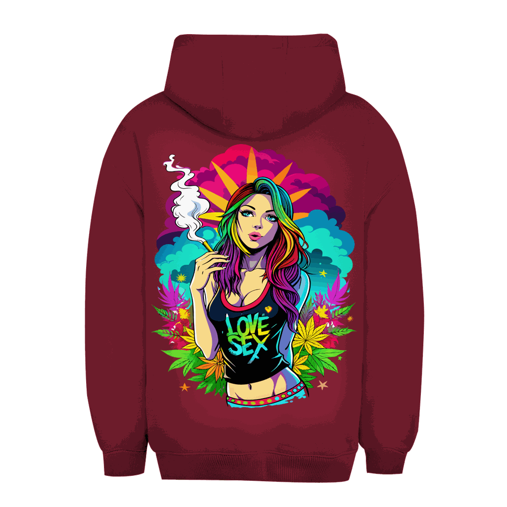Unisex Oversize Hoodie - Love Girl | Division420®