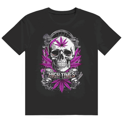 Heavy Cotton T-Shirt - High Times Skull | Division420®
