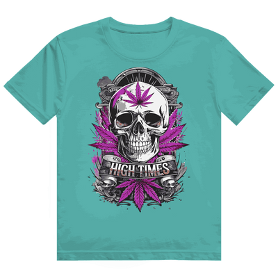 Heavy Cotton T-Shirt - High Times Skull | Division420®