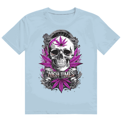 Heavy Cotton T-Shirt - High Times Skull | Division420®