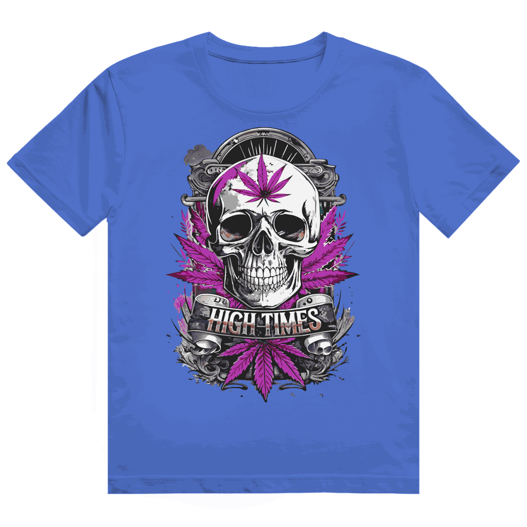 Heavy Cotton T-Shirt - High Times Skull | Division420®