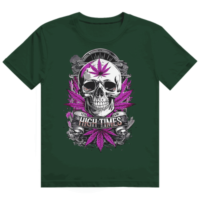Heavy Cotton T-Shirt - High Times Skull | Division420®