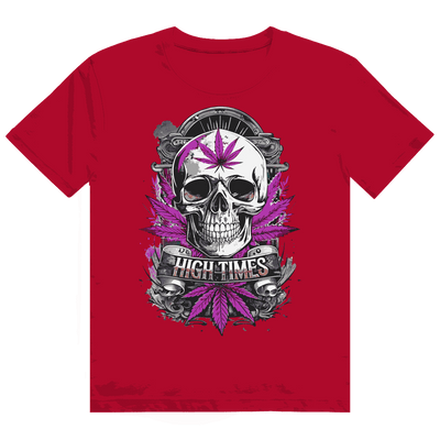 Heavy Cotton T-Shirt - High Times Skull | Division420®