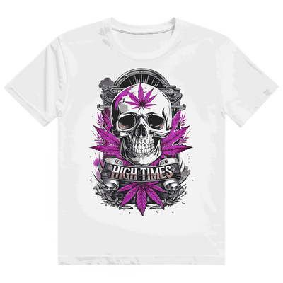 Heavy Cotton T-Shirt - High Times Skull | Division420®