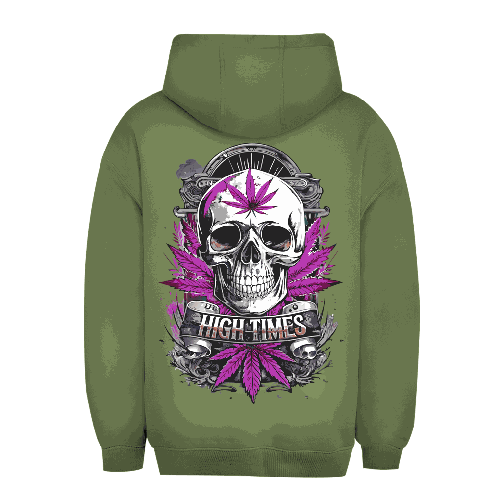 Unisex Oversize Hoodie - High Times Skull | Division420®