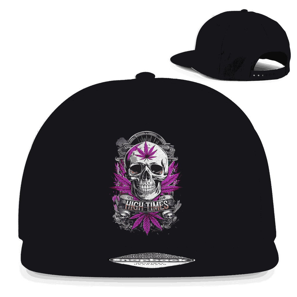 Snapback Rapper Cap - High Times Skull | Division420®