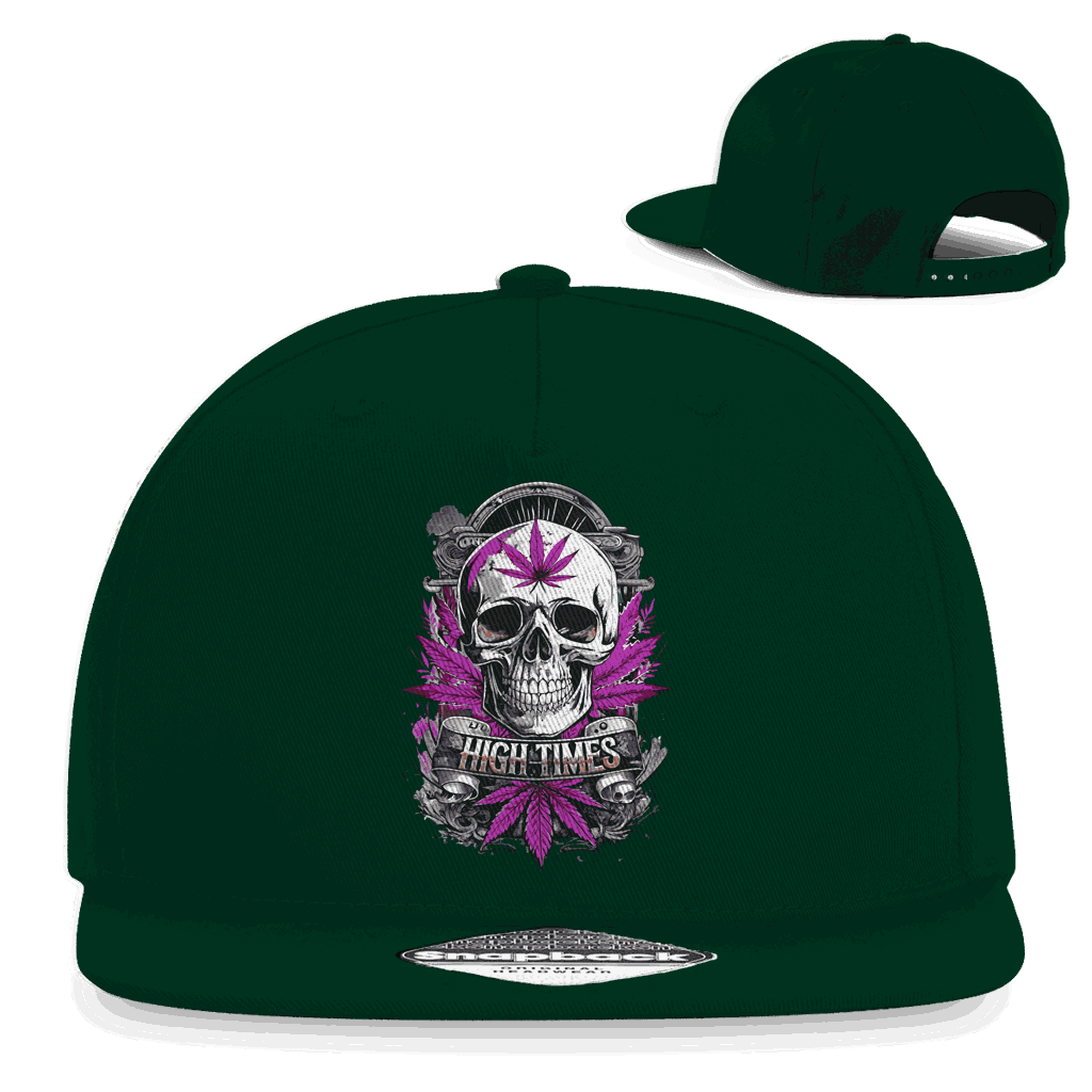 Snapback Rapper Cap - High Times Skull | Division420®