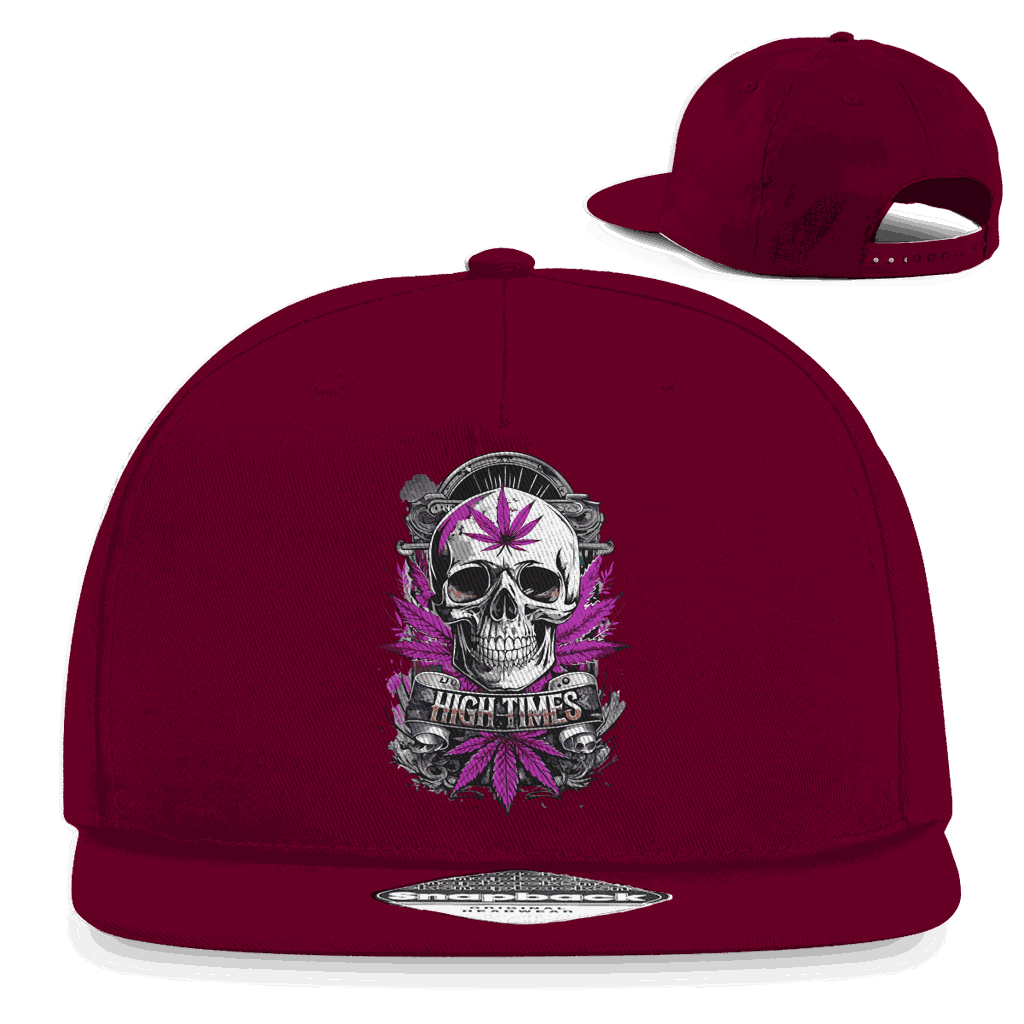 Snapback Rapper Cap - High Times Skull | Division420®