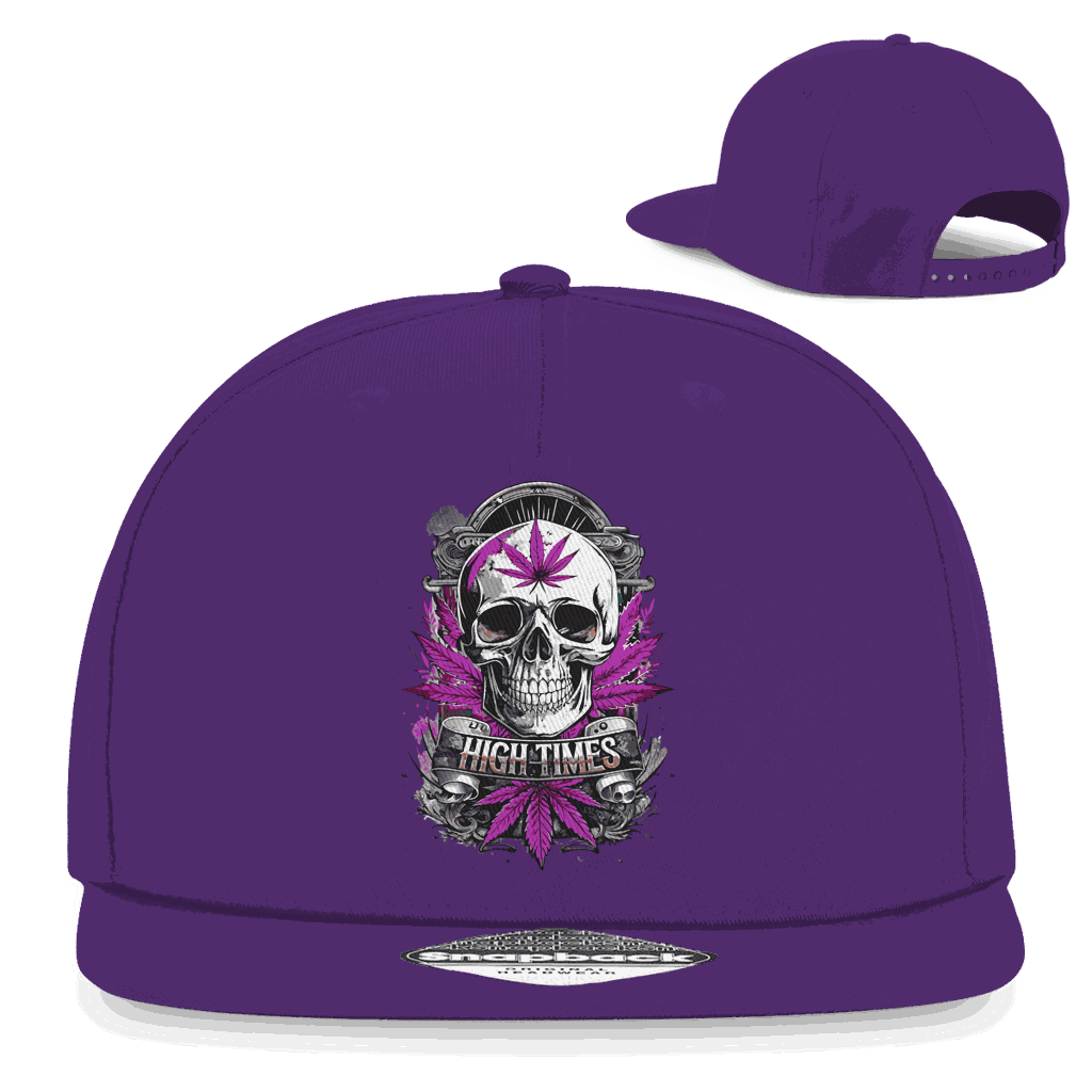 Snapback Rapper Cap - High Times Skull | Division420®