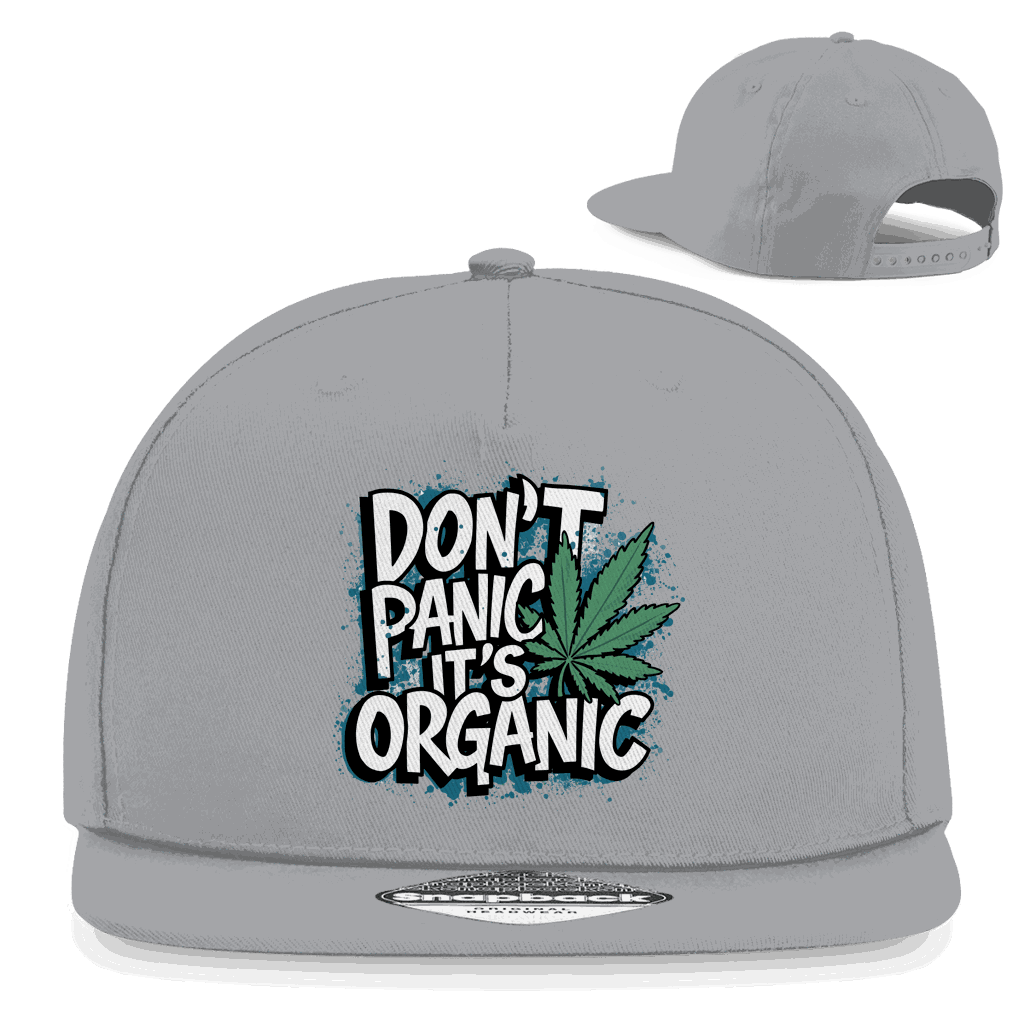 Snapback Rapper Cap - Dont Panik its Organic | Division420®