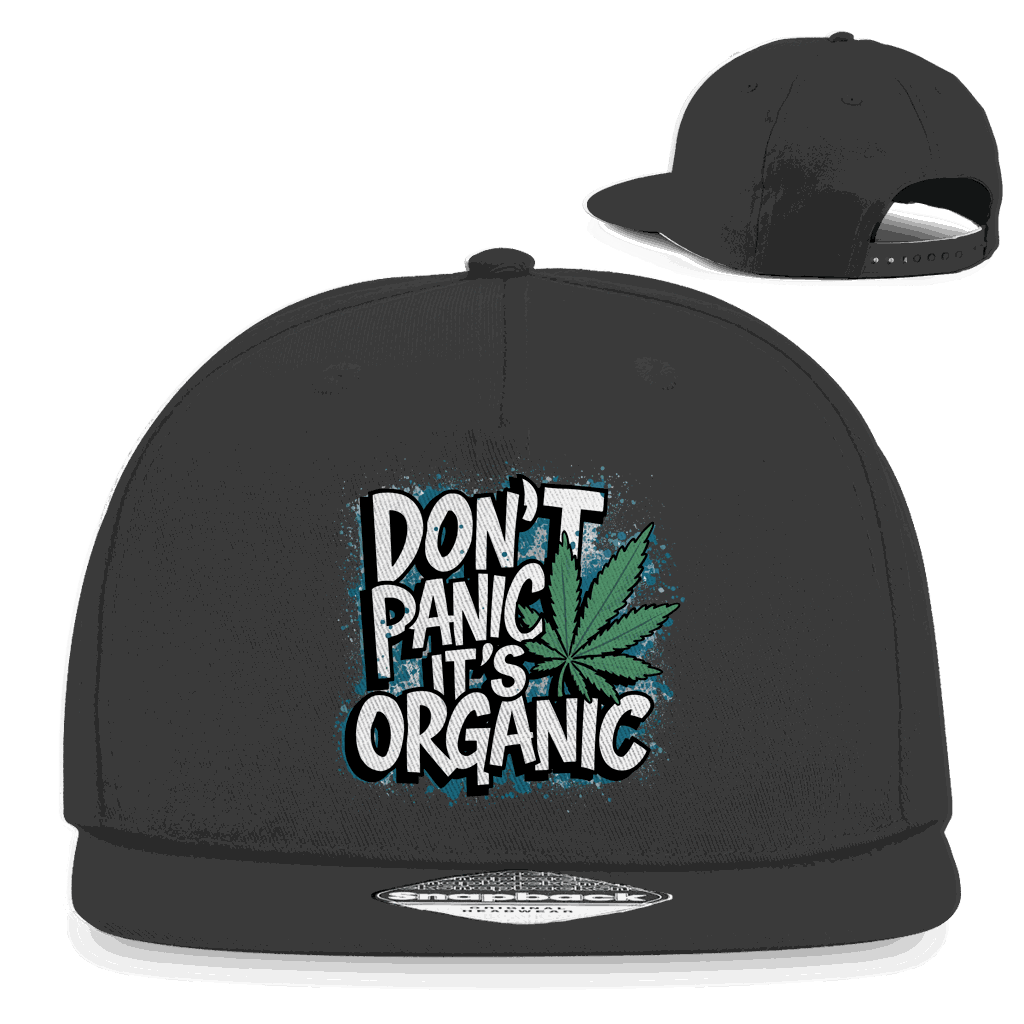 Snapback Rapper Cap - Dont Panik its Organic | Division420®