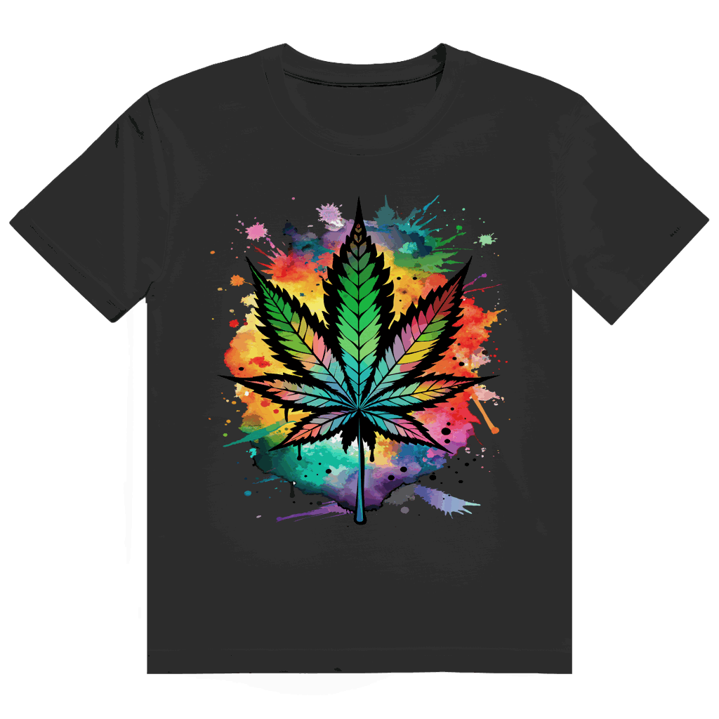 Heavy Cotton T-Shirt - Colorful Leaf | Division420®