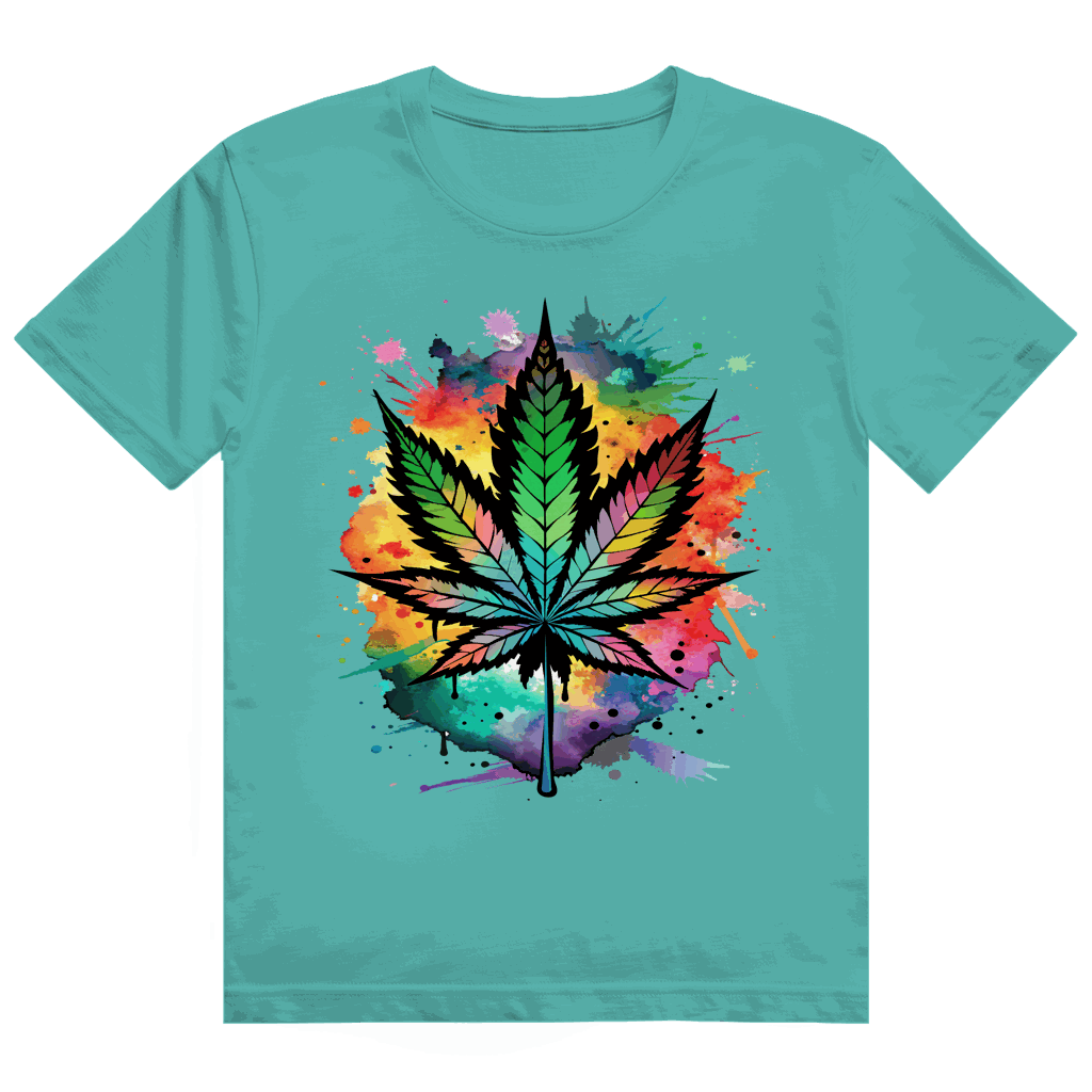 Heavy Cotton T-Shirt - Colorful Leaf | Division420®