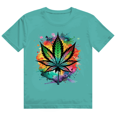 Heavy Cotton T-Shirt - Colorful Leaf | Division420®