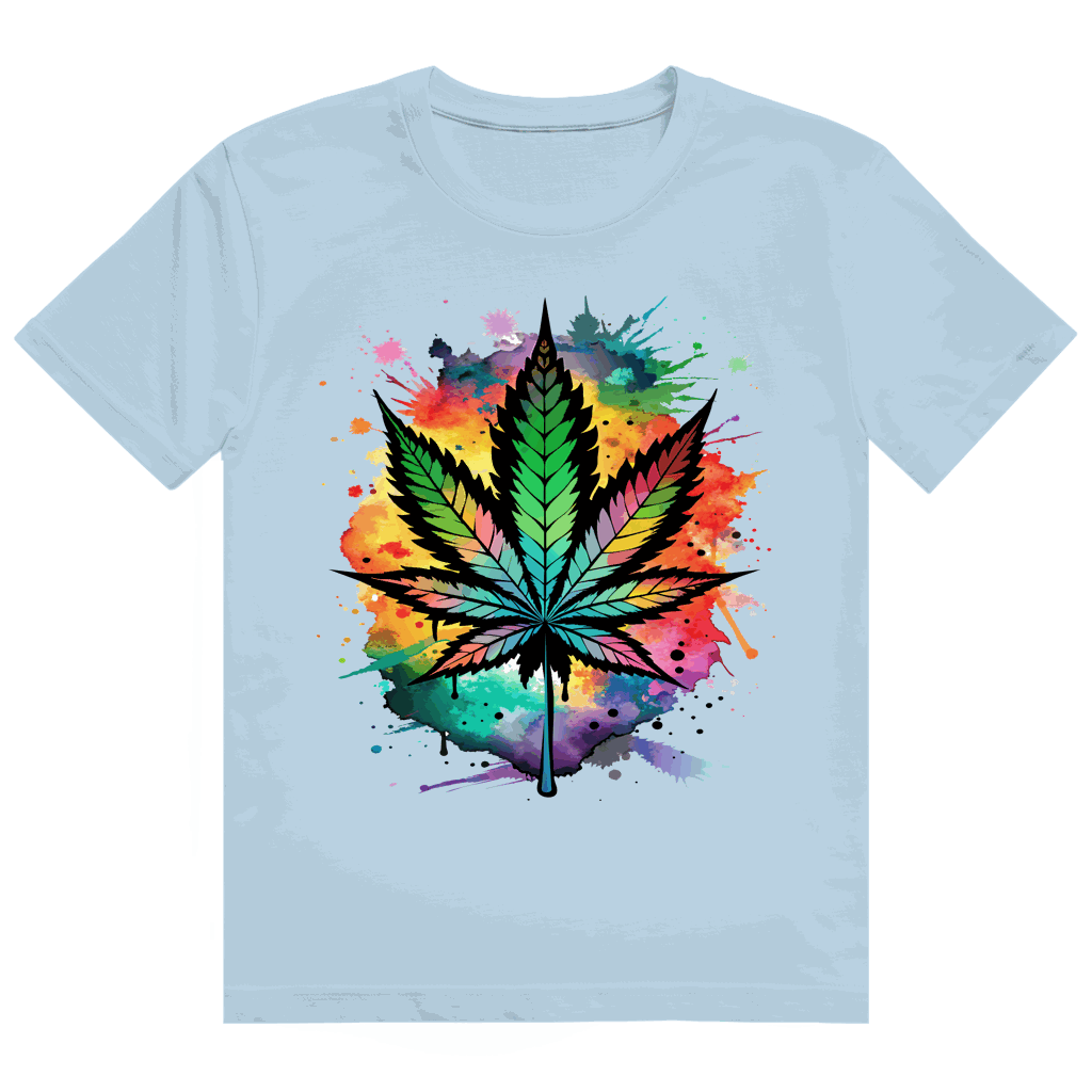 Heavy Cotton T-Shirt - Colorful Leaf | Division420®