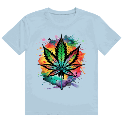 Heavy Cotton T-Shirt - Colorful Leaf | Division420®