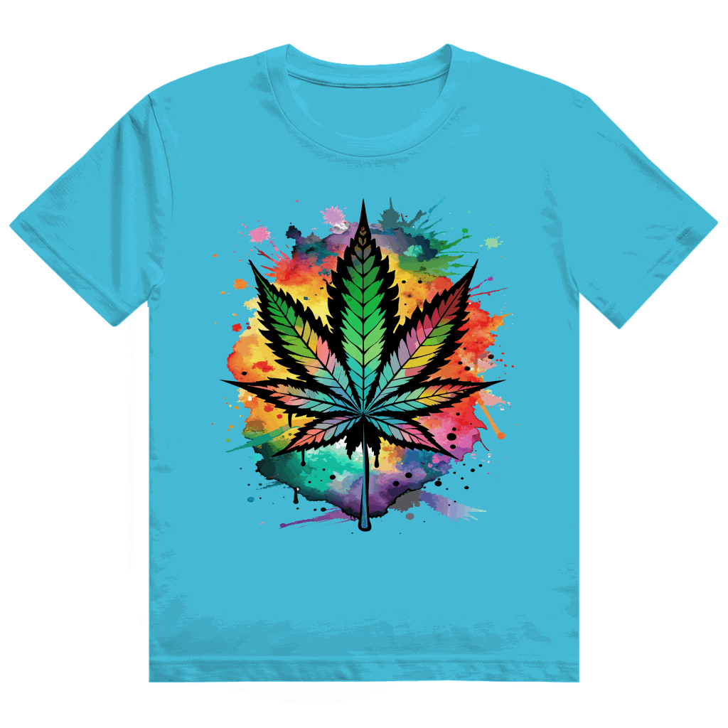 Heavy Cotton T-Shirt - Colorful Leaf | Division420®