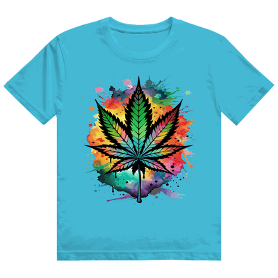 Heavy Cotton T-Shirt - Colorful Leaf | Division420®