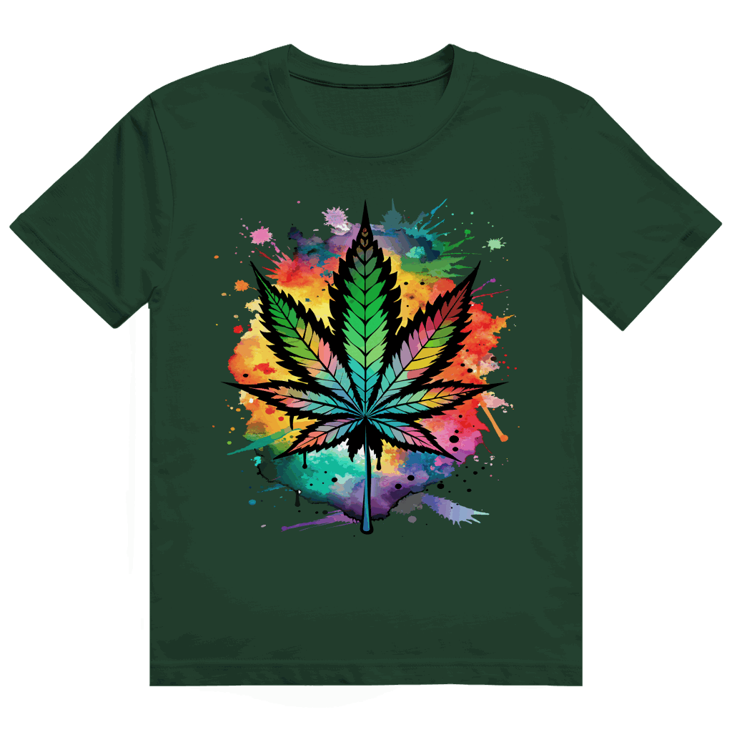 Heavy Cotton T-Shirt - Colorful Leaf | Division420®