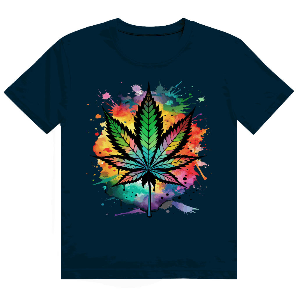 Heavy Cotton T-Shirt - Colorful Leaf | Division420®