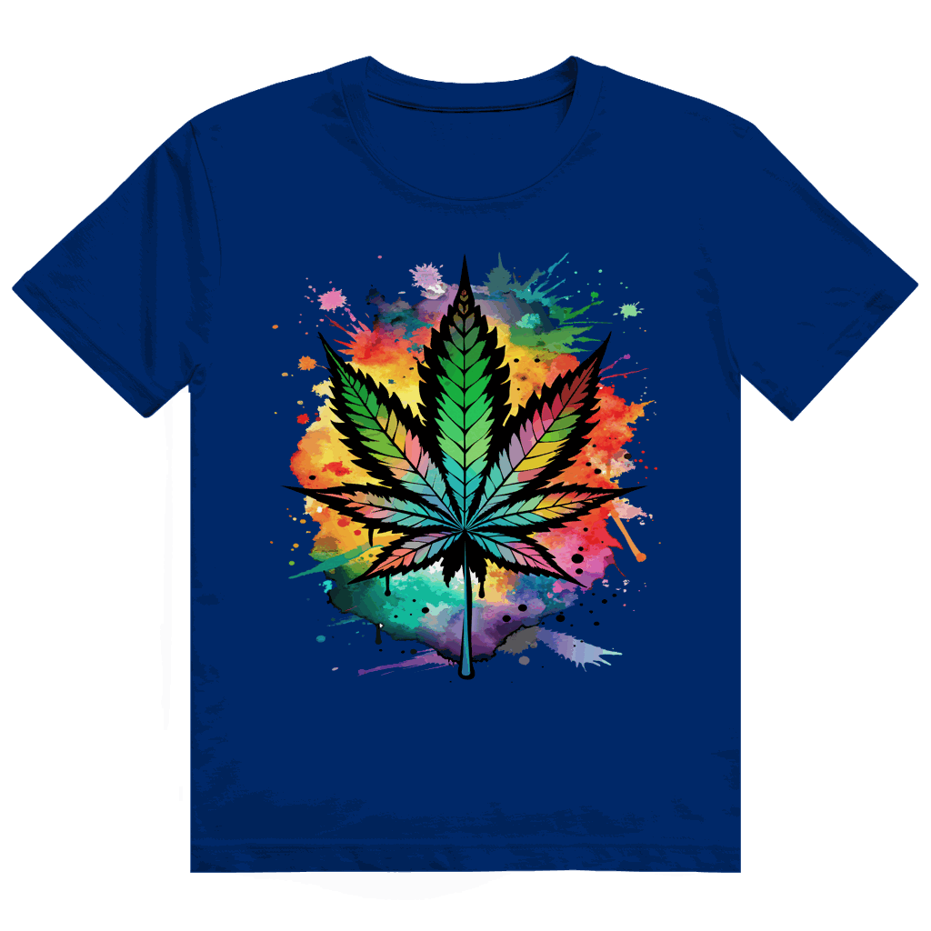 Heavy Cotton T-Shirt - Colorful Leaf | Division420®
