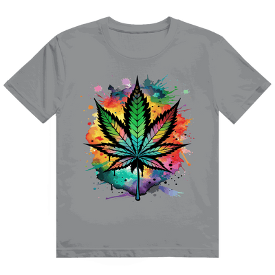 Heavy Cotton T-Shirt - Colorful Leaf | Division420®