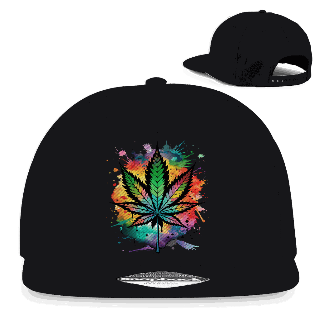 Snapback Rapper Cap - Colorful Leaf | Division420®