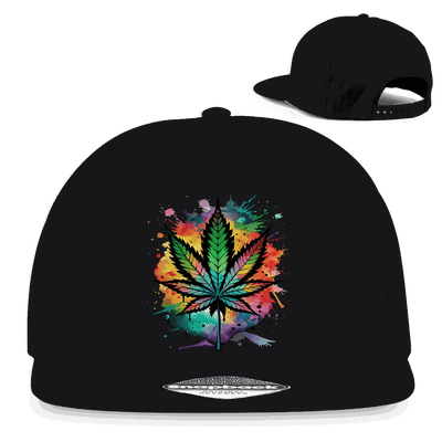 Snapback Rapper Cap - Colorful Leaf | Division420®