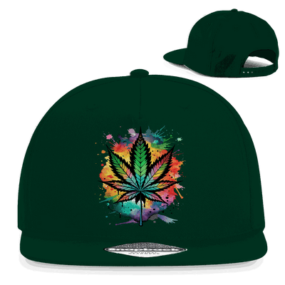 Snapback Rapper Cap - Colorful Leaf | Division420®