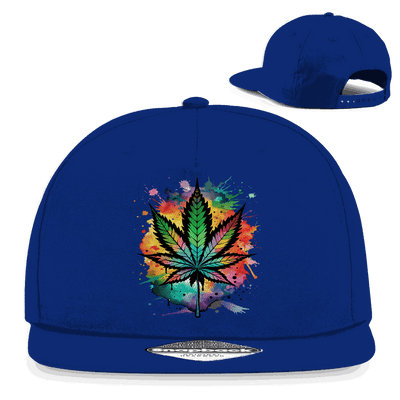 Snapback Rapper Cap - Colorful Leaf | Division420®
