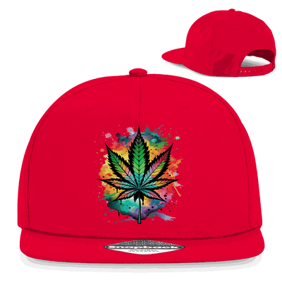 Snapback Rapper Cap - Colorful Leaf | Division420®