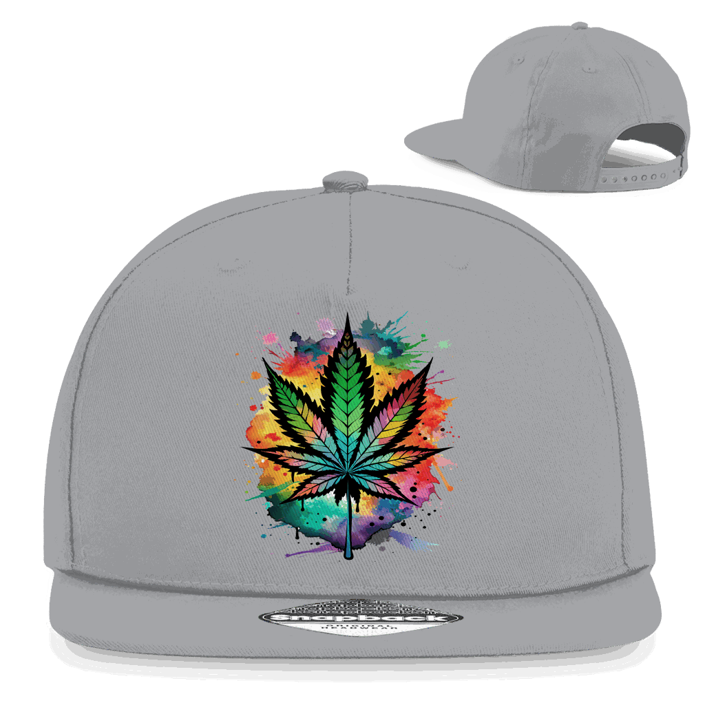 Snapback Rapper Cap - Colorful Leaf | Division420®