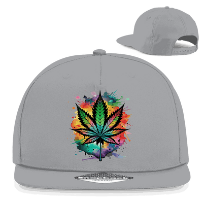Snapback Rapper Cap - Colorful Leaf | Division420®